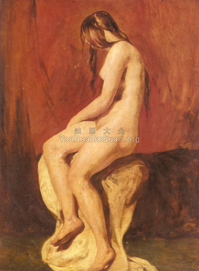 Study Of A Female Nude - 威廉·埃蒂